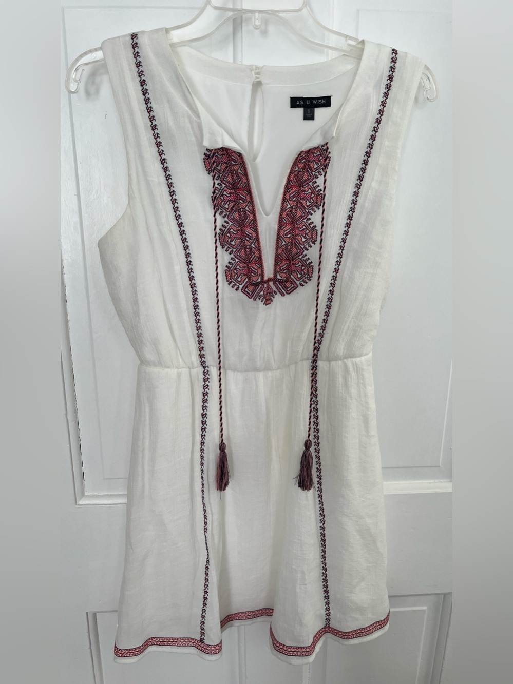 As U Wish Size S Gauze Fabric Dress
